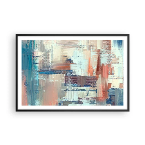 Affisch i svart ram - Att nå ljuset - 91x61 cm