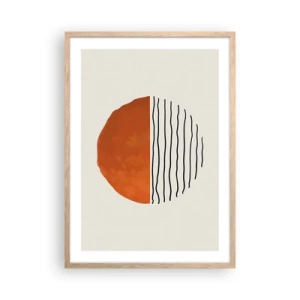 Affisch i ram av ljusek - I japansk stämning - 50x70 cm