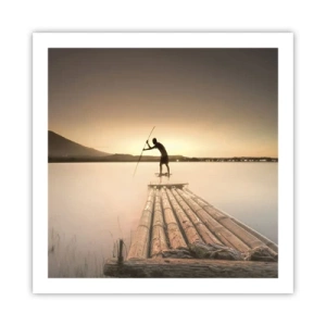 Affisch - Före avkoppling - 60x60 cm