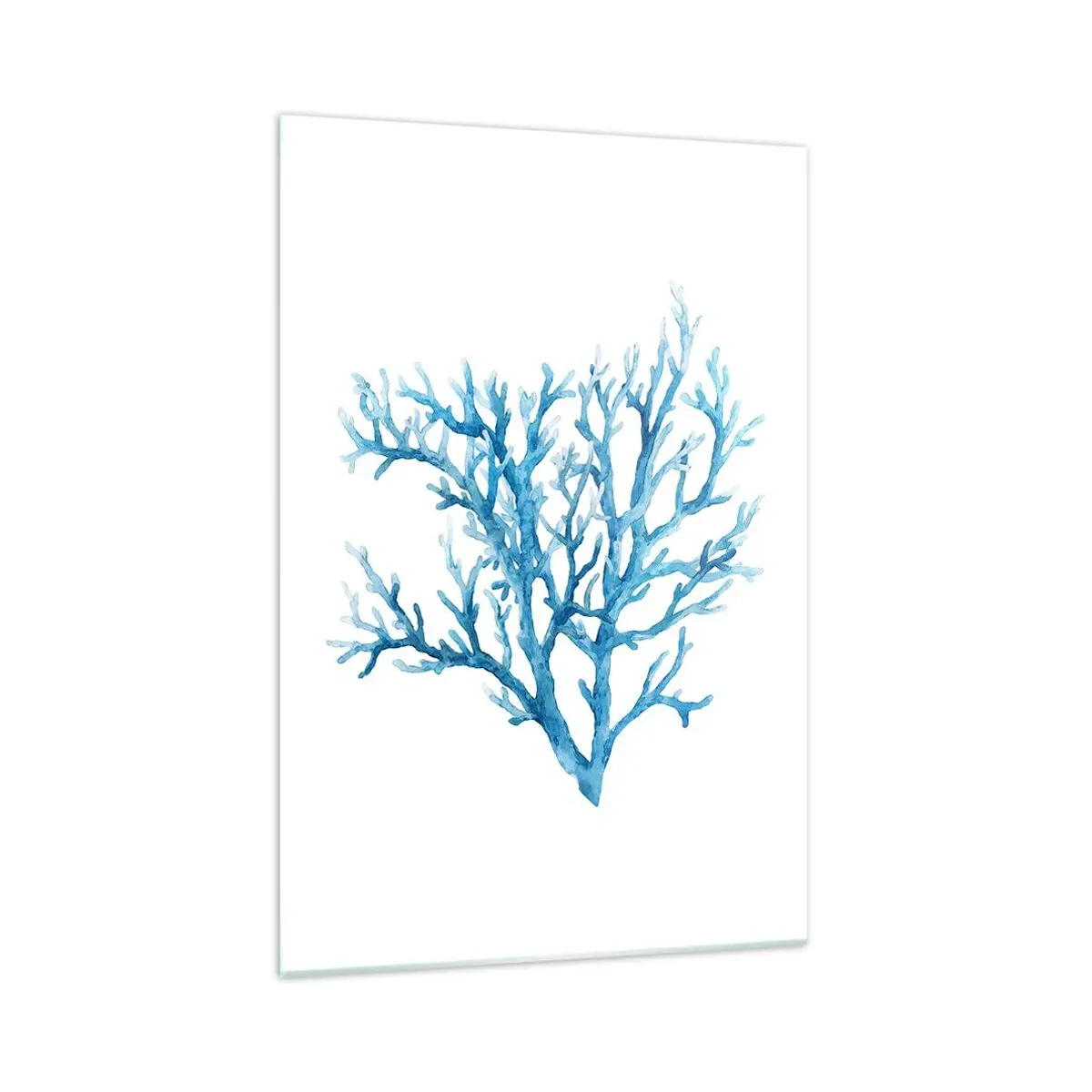 Glastavla - Bild på glas - Marin filigran - 70x100 cm