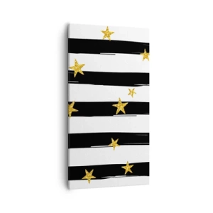 Canvastavla - Bild på duk - Alla är vi födda under lycklig stjärna - 55x100 cm