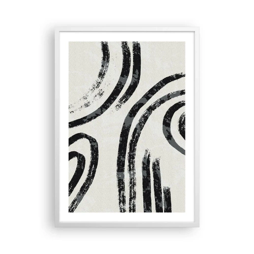 Affisch i vit ram - Halvstoppad - 50x70 cm