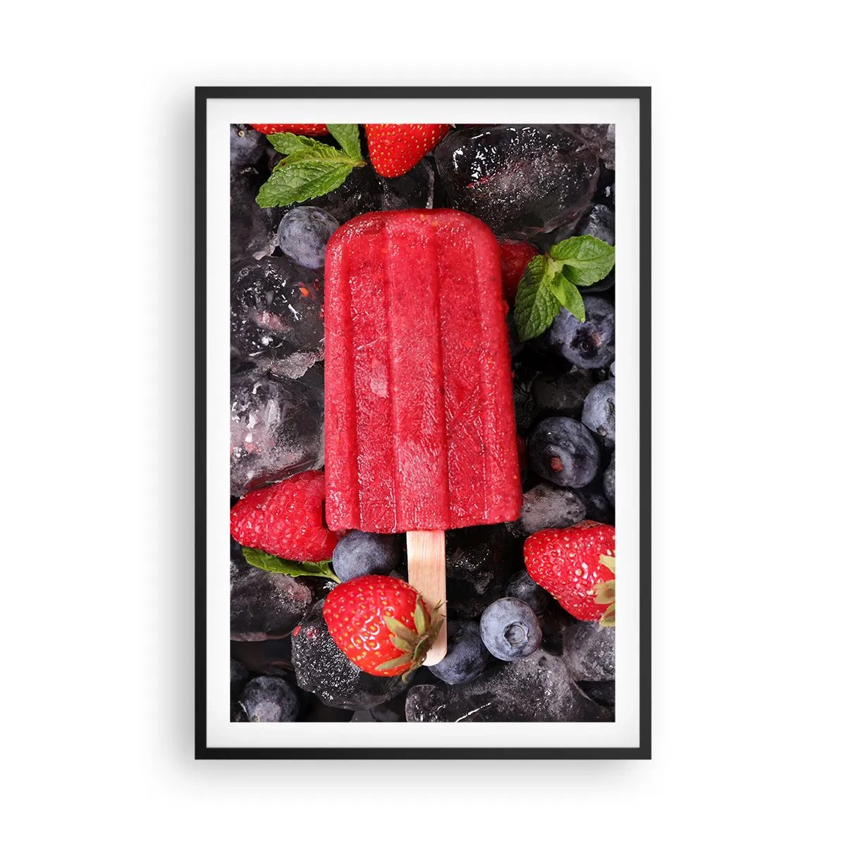 Affisch i svart ram - En smak av varm sommar - 61x91 cm