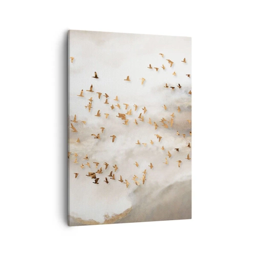 Canvastavla - Bild på duk - Det är dags... - 50x70 cm