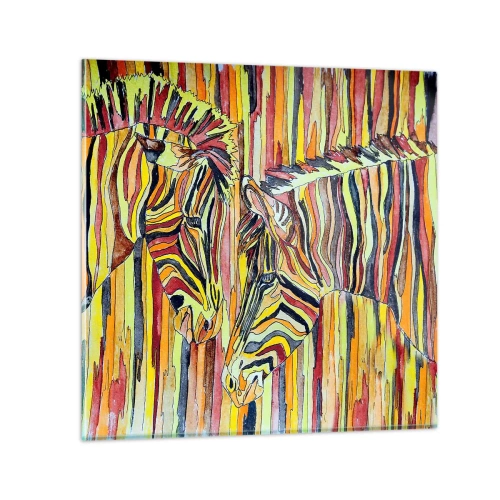 Glastavla - Bild på glas - Så du också... - 50x50 cm