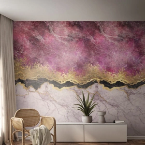 Fototapet på mått Premium Canvas - På gränsen - Abstraktion, Bit, Textur