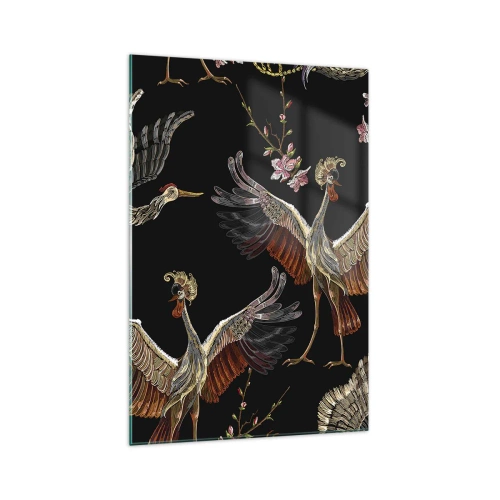 Glastavla - Bild på glas - Sagofågel - 70x100 cm