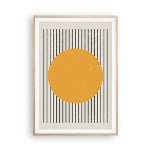 Affisch i ram av ljusek - Enkelhetens kraft - 70x100 cm