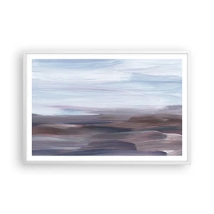 Affisch i vit ram - Element: vatten - 91x61 cm