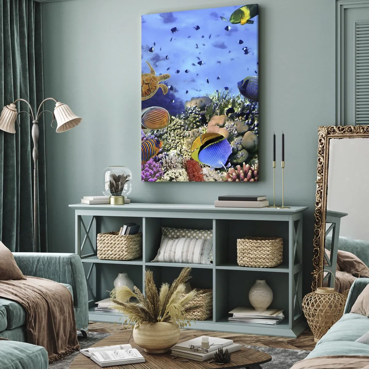 Canvastavla - Bild på duk - Vad vet vi om livet... - 50x70 cm