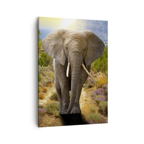 Canvastavla - Bild på duk - Så såg Edens trädgård ut - 50x70 cm