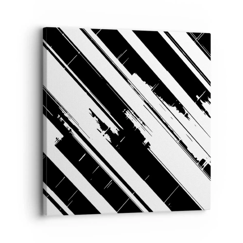 Canvastavla - Bild på duk - Intensiv och dynamisk komposition - 30x30 cm