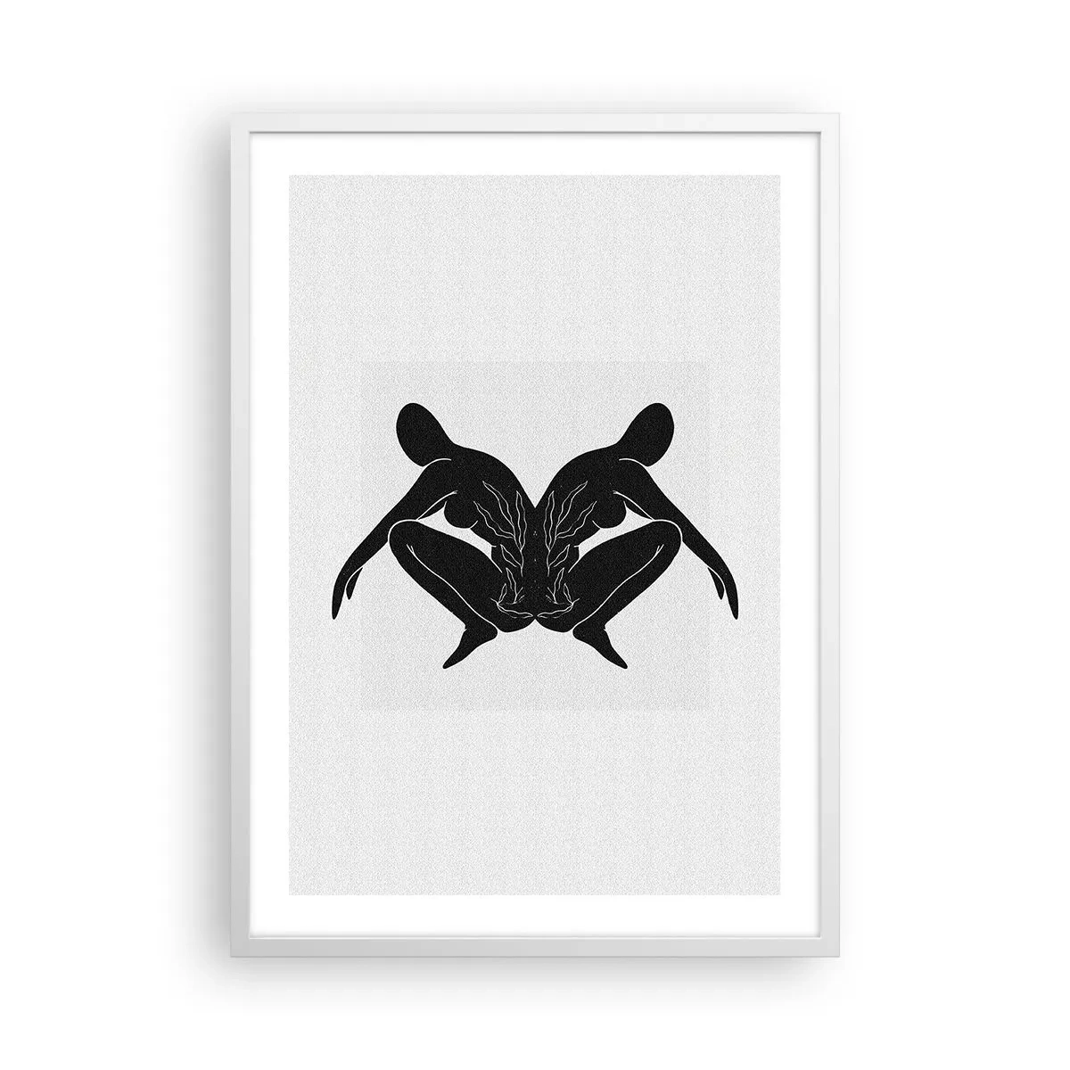 Affisch i vit ram - En delad själ - 50x70 cm