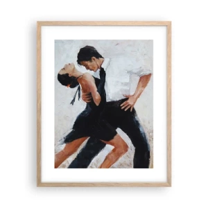 Affisch i ram av ljusek - Mina drömmars tango - 40x50 cm