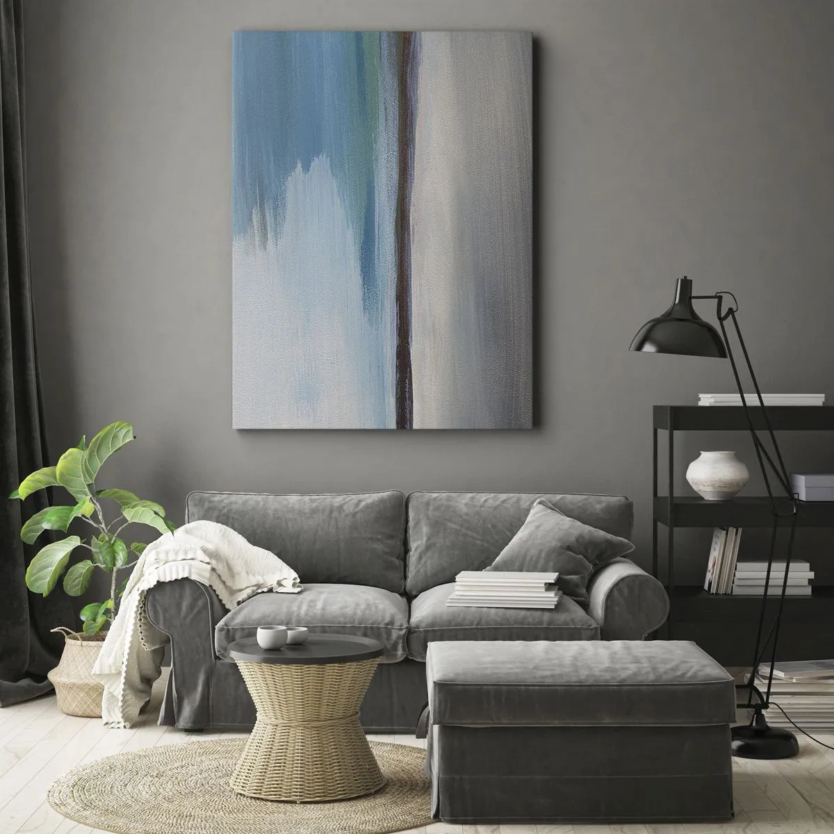 Canvastavla - Bild på duk - Horisontellt landskap - 80x120 cm