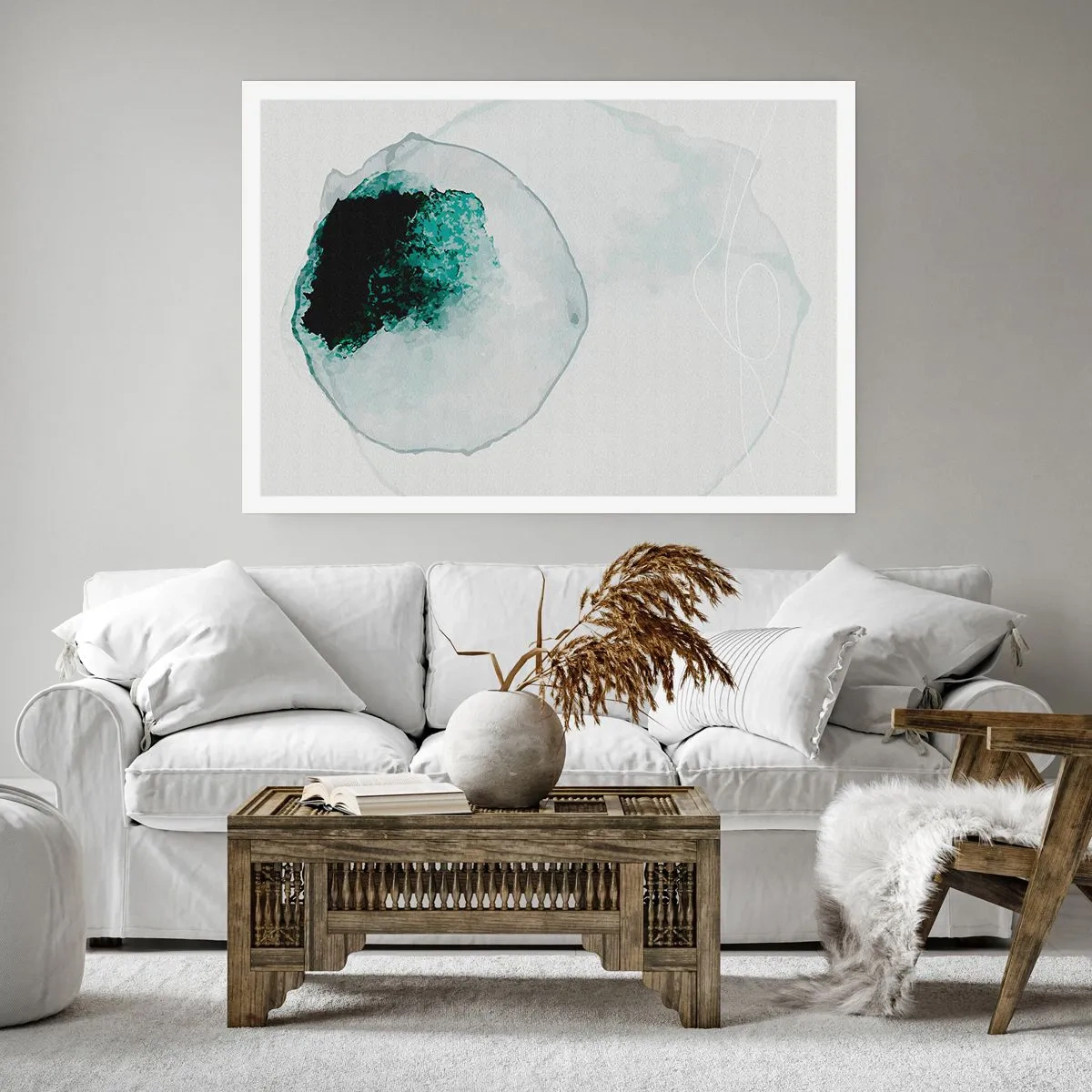 Affisch - I en droppe vatten - 50x40 cm