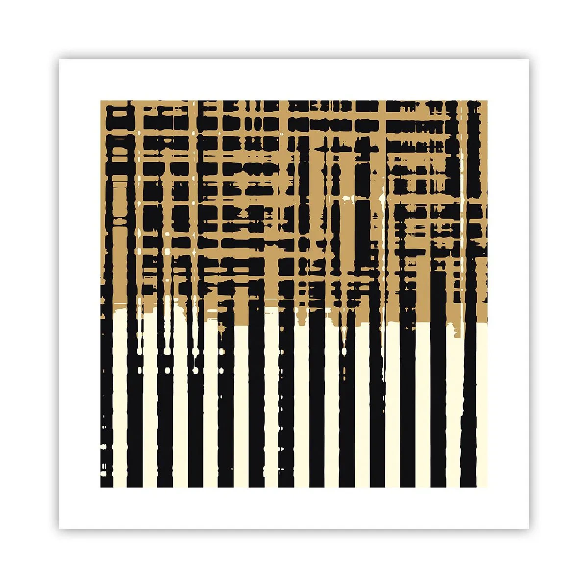 Affisch - Arkitektonisk abstraktion - 40x40 cm