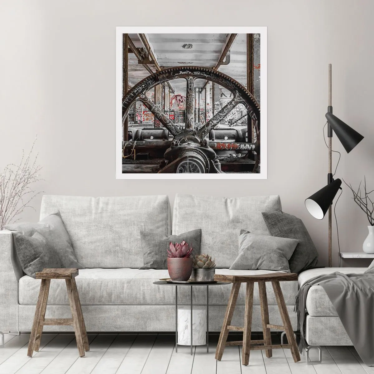 Affisch - Fabrikens hemliga liv - 50x50 cm