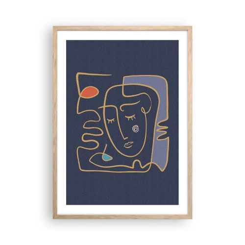 Affisch i ram av ljusek - I drömmarnas värld - 50x70 cm