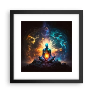 Affisch i svart ram - Kosmisk stillhet - 30x30 cm