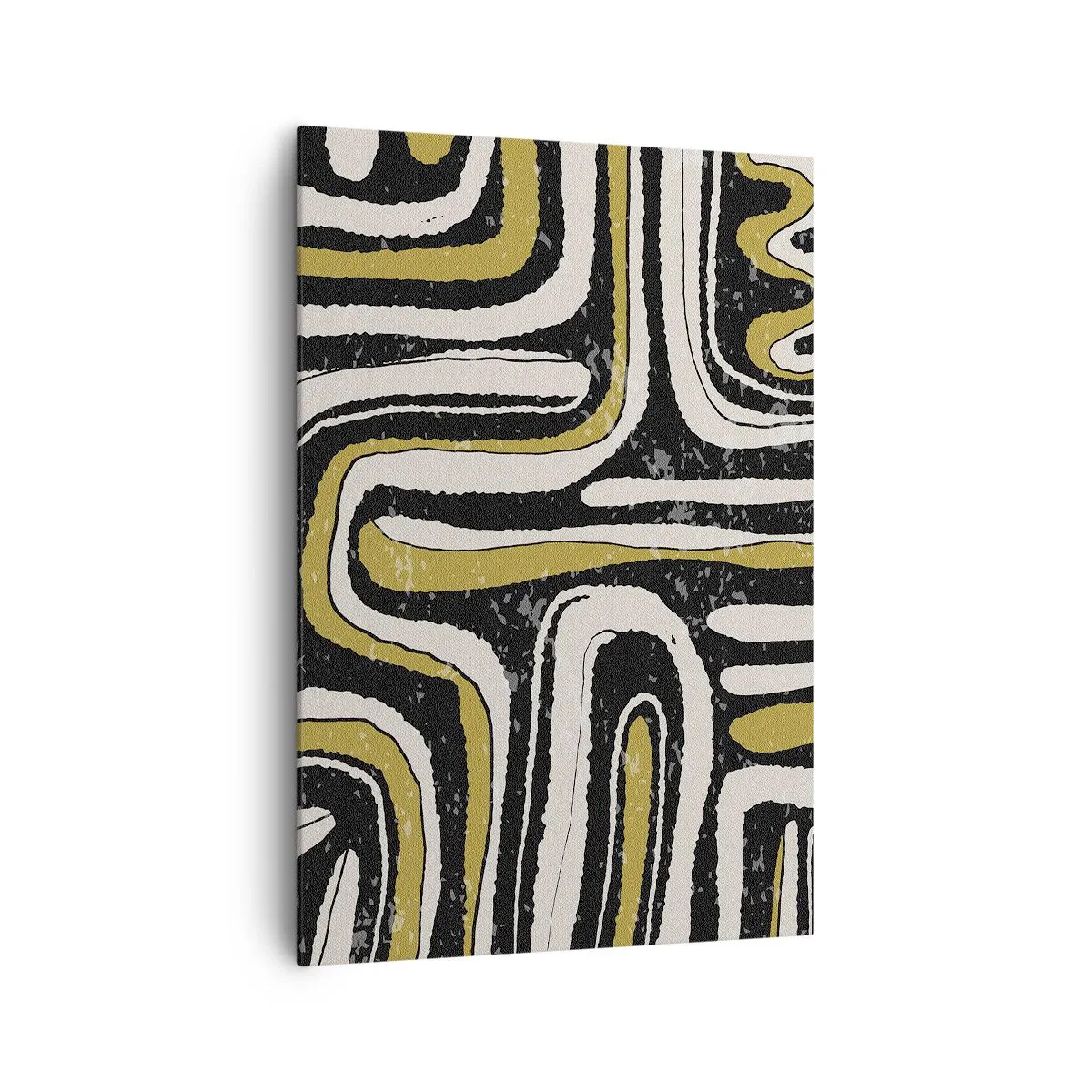 Canvastavla - Bild på duk - Komposition: stråk och gränder - 70x100 cm