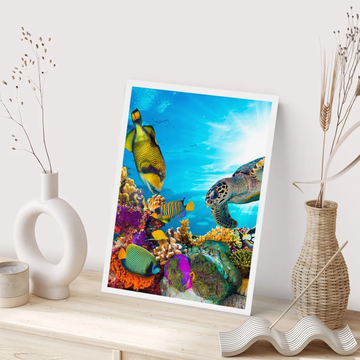 Affisch - Korallpromenad - 50x70 cm