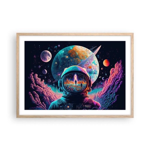 Affisch i ram av ljusek - Filosofer har aldrig drömt - 70x50 cm