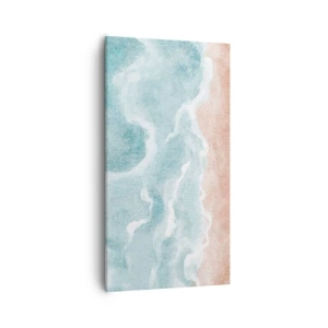 Canvastavla - Bild på duk - Abstraktion i moln - 55x100 cm