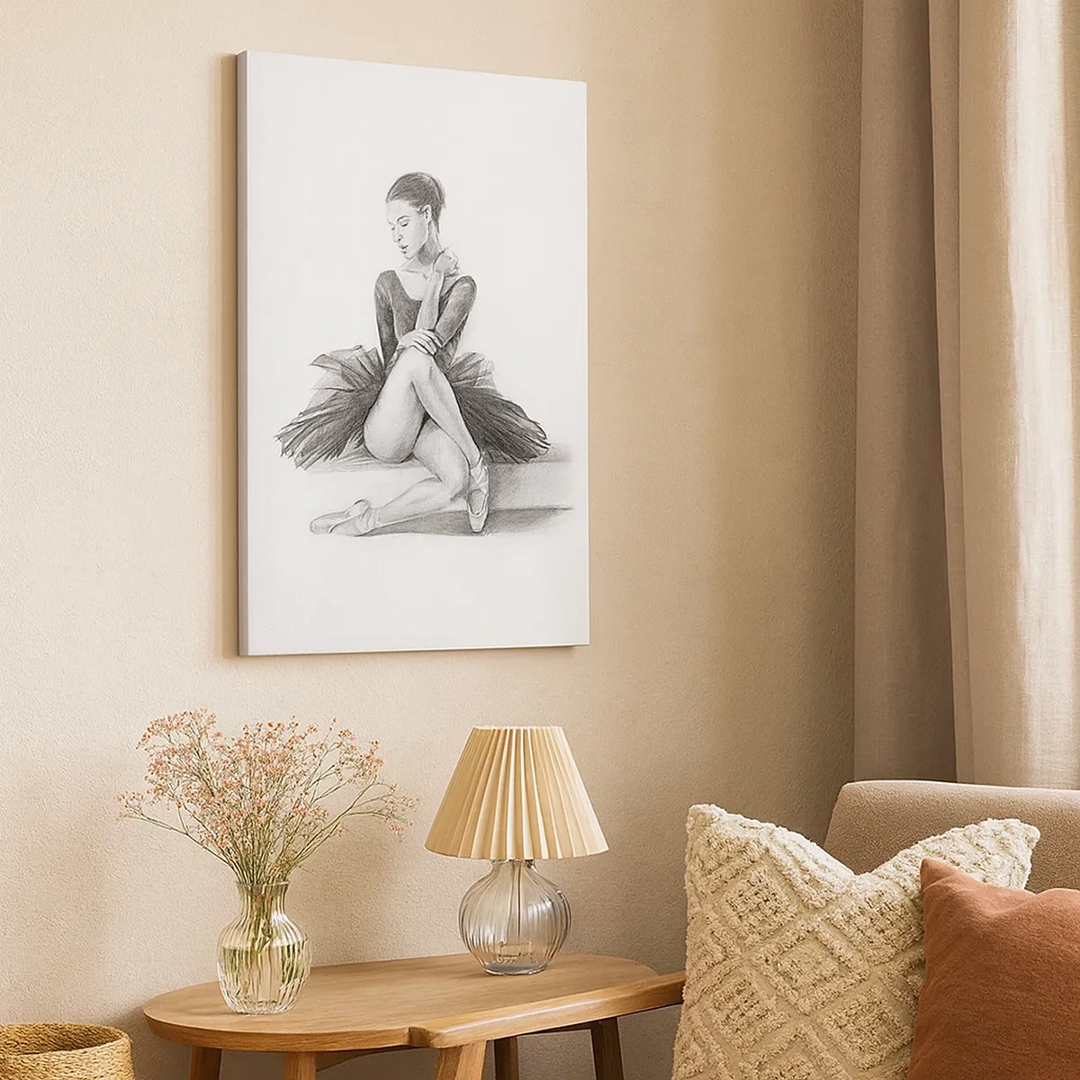 Canvastavla - Bild på duk - Förtrollad av dansen - 50x70 cm