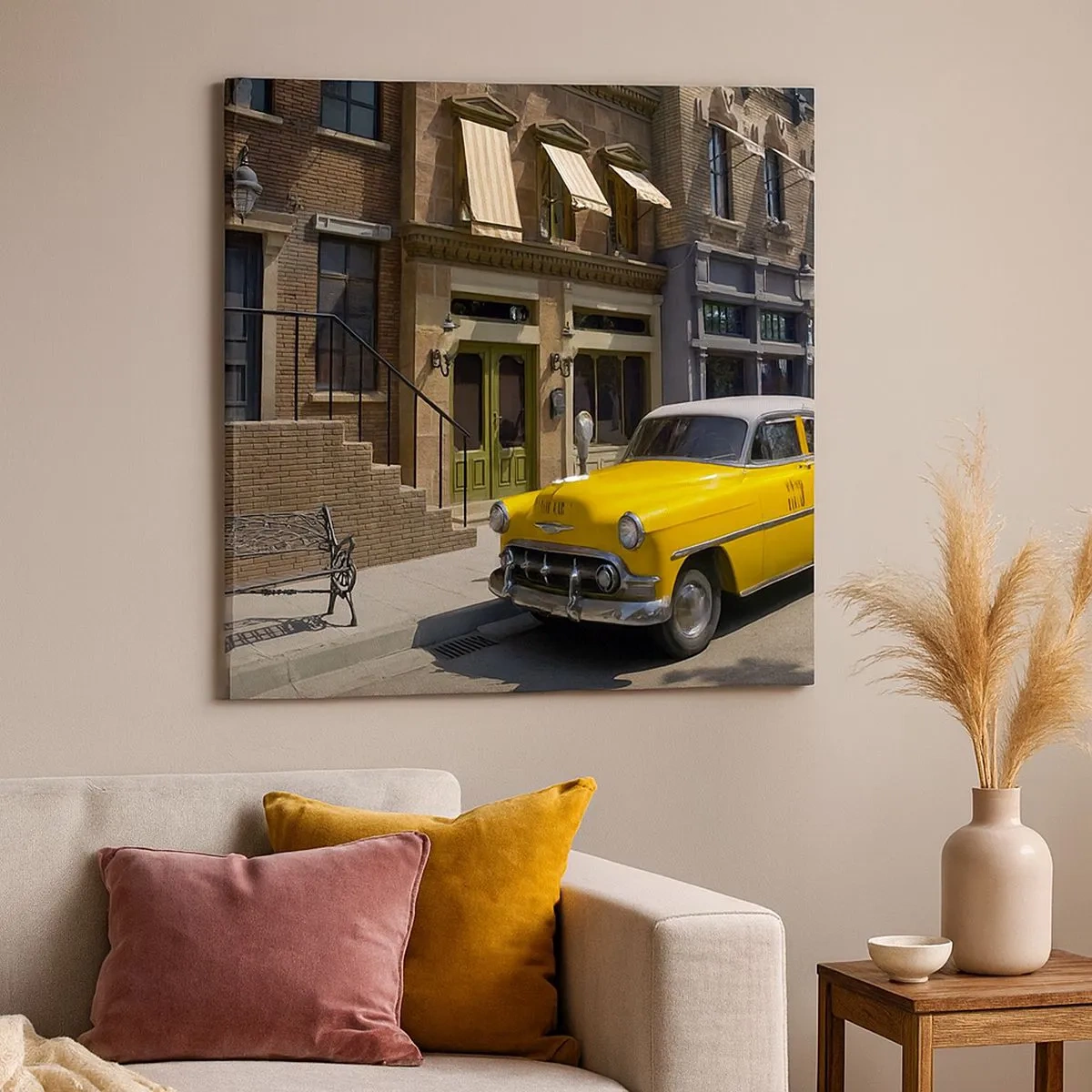 Canvastavla - Bild på duk - Once Upon a Time in America - 30x30 cm