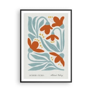 Affisch i svart ram - Mot jorden, mot solen - 70x100 cm