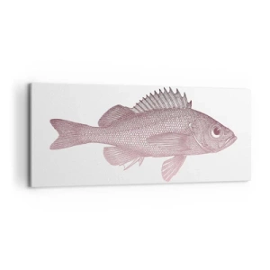 Canvastavla - Bild på duk - Storögd fisk - 100x40 cm