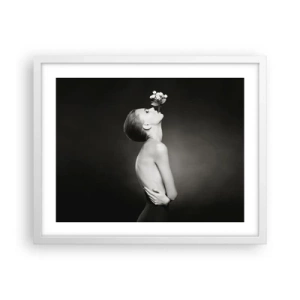 Affisch i vit ram - Excentrisk elegans - 50x40 cm