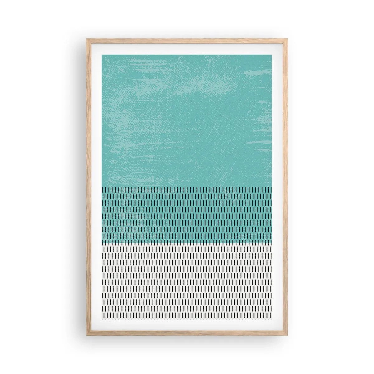 Affisch i ram av ljusek - Balanserad komposition - 61x91 cm