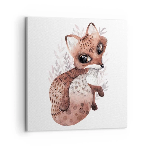 Canvastavla - Bild på duk - Bara älska - 50x50 cm