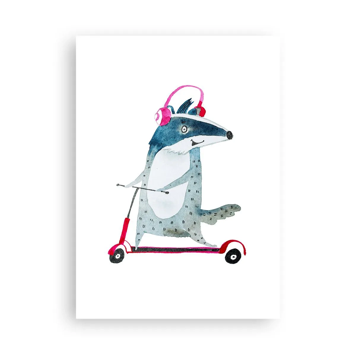 Affisch - Grävlingens glädje - 50x70 cm