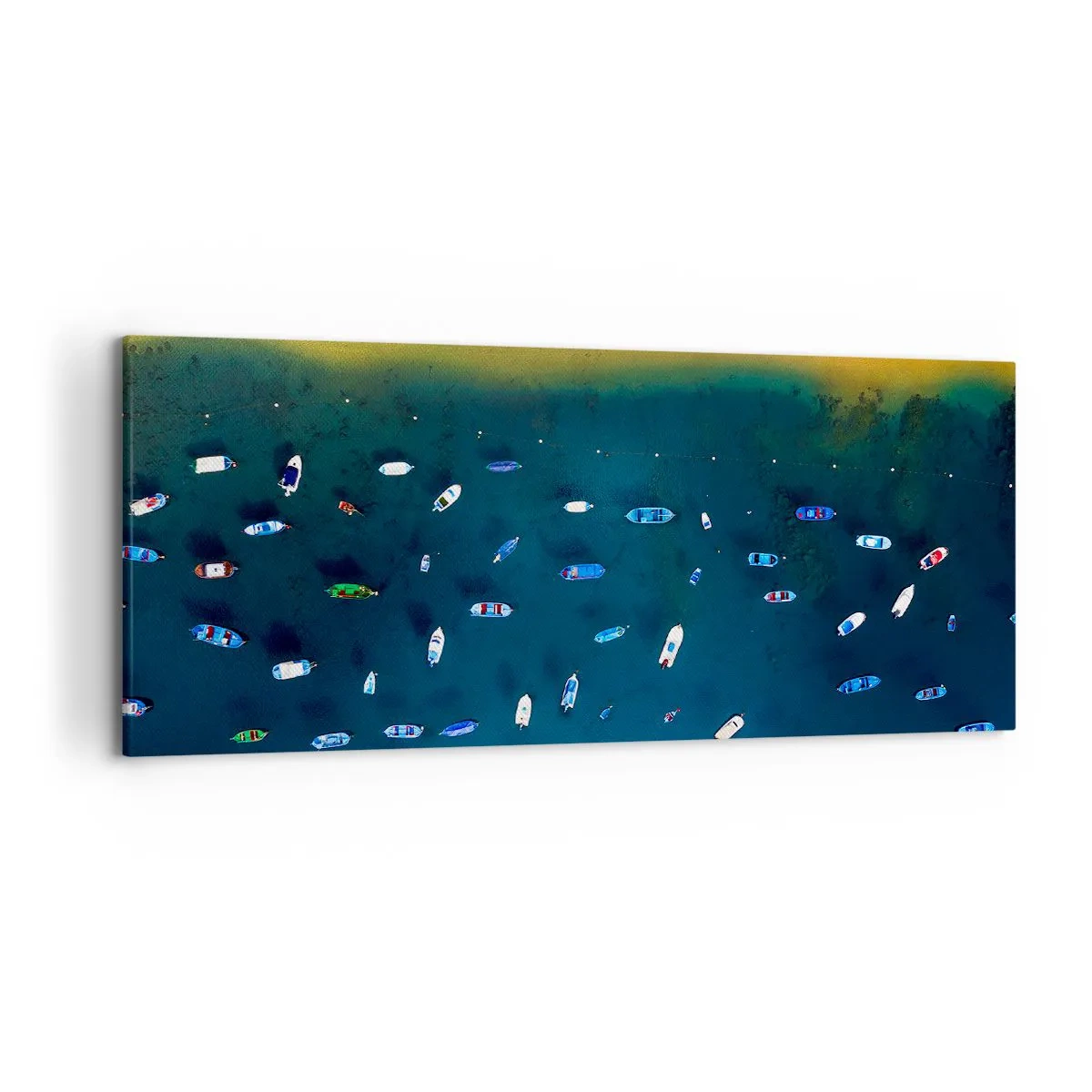 Canvastavla - Bild på duk - Ett semesterspel - 120x50 cm