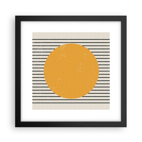 Affisch i svart ram - Enkelhetens kraft - 30x30 cm