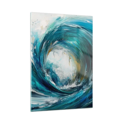 Glastavla - Bild på glas - Havsportal - 50x70 cm