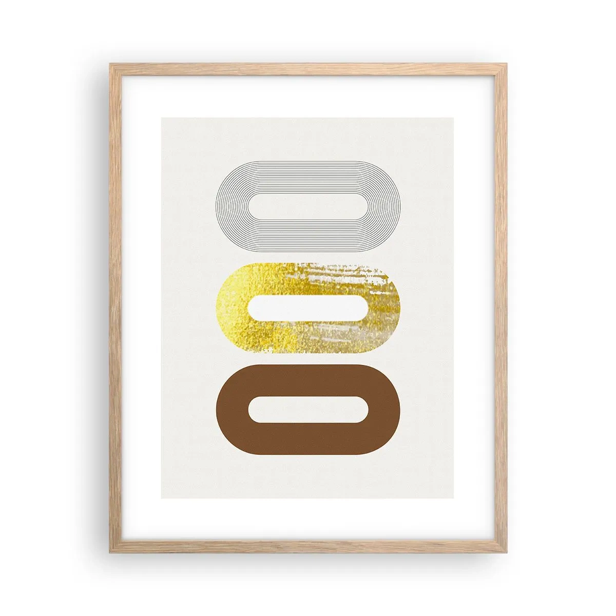 Affisch i ram av ljusek - Ooo! - 40x50 cm