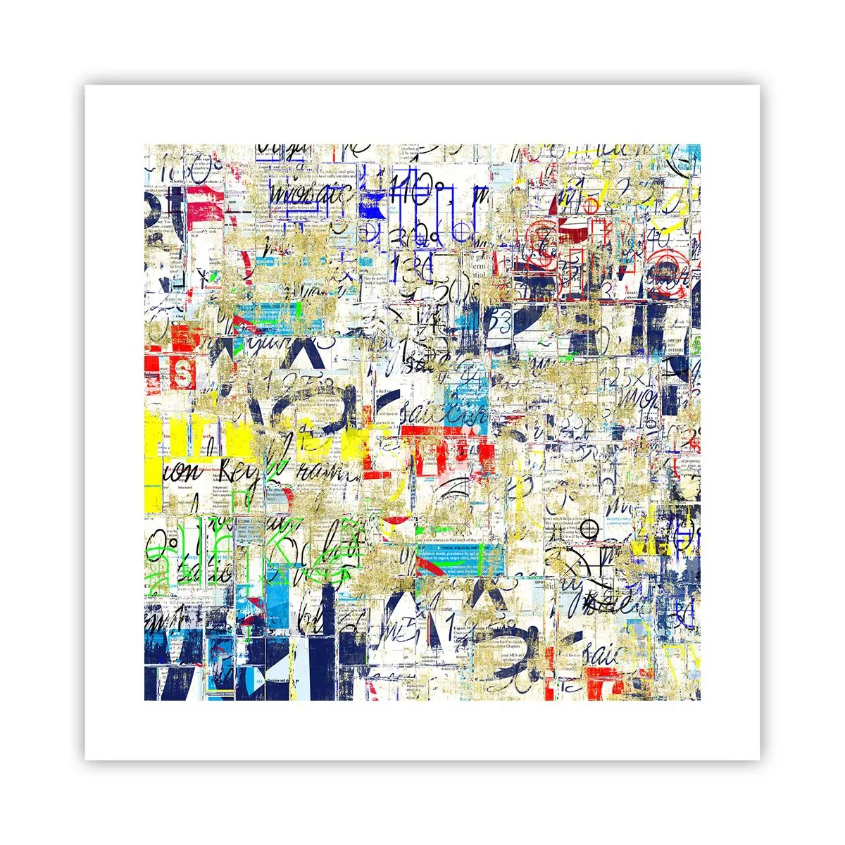 Affisch - Helt enkelt gläder ögonen - 40x40 cm