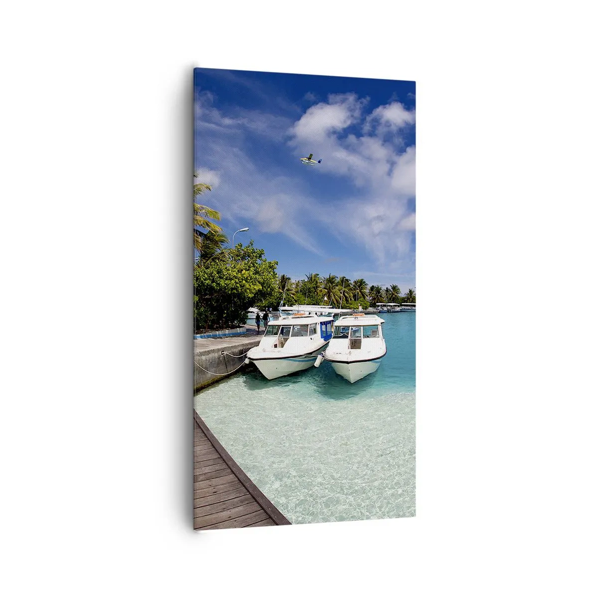 Canvastavla - Bild på duk - Paradiset finns - 65x120 cm