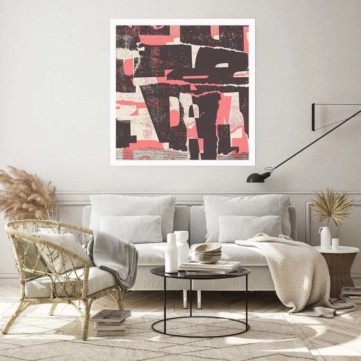 Affisch - Allt liv och rörelse - 40x40 cm