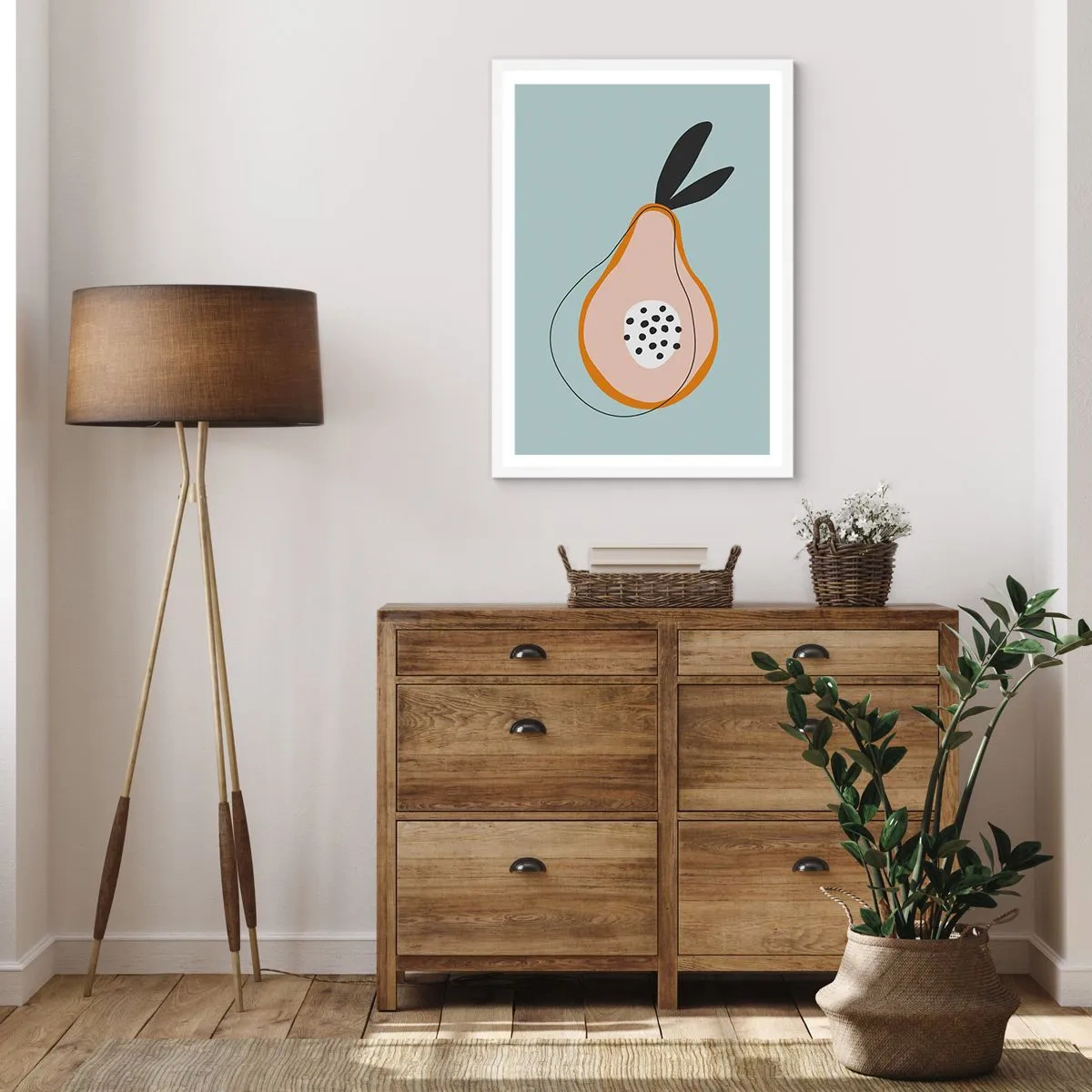 Affisch i vit ram - Att tränga in i sakens natur - 50x70 cm