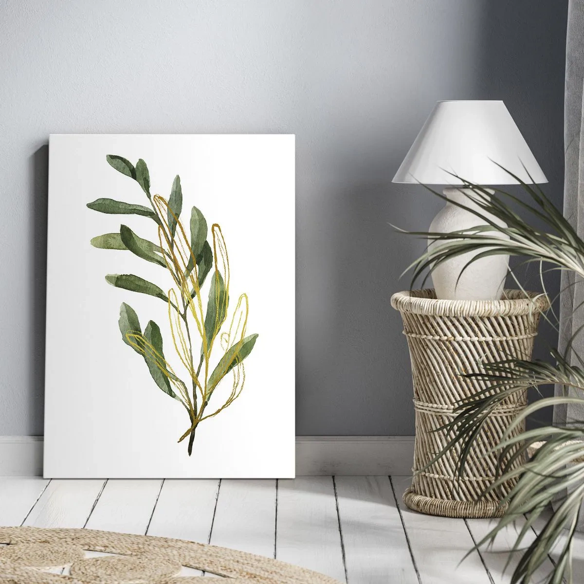 Canvastavla - Bild på duk - Allt som är gott - 50x70 cm