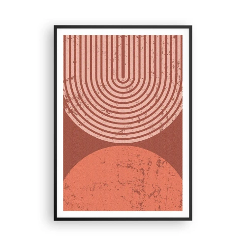 Affisch i svart ram - Nära relation - 70x100 cm