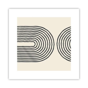 Affisch - Om en stund... - 30x30 cm