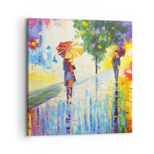 Canvastavla - Bild på duk - Allt klart - 70x70 cm