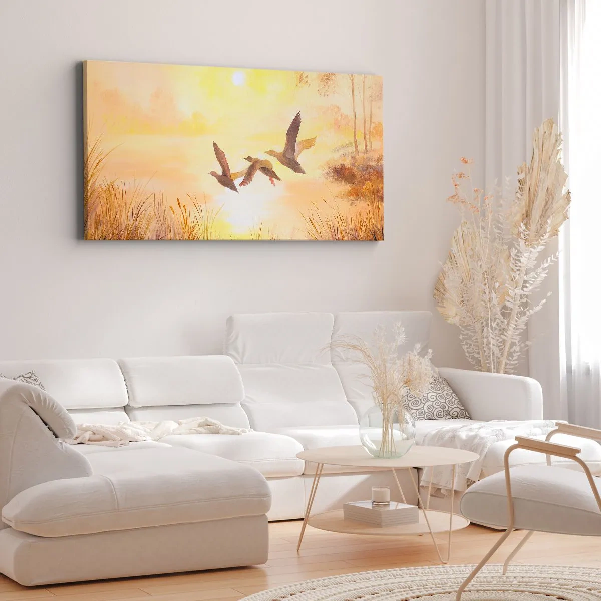 Canvastavla - Bild på duk - Början av en lång resa - 160x50 cm