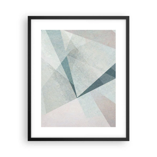 Affisch i svart ram - Lugnt trots dynamiskt - 40x50 cm